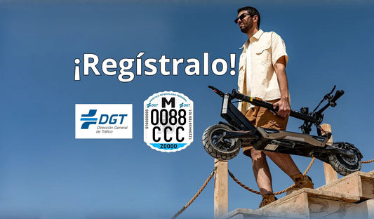 Registra ya tu patinete eléctrico no homologado