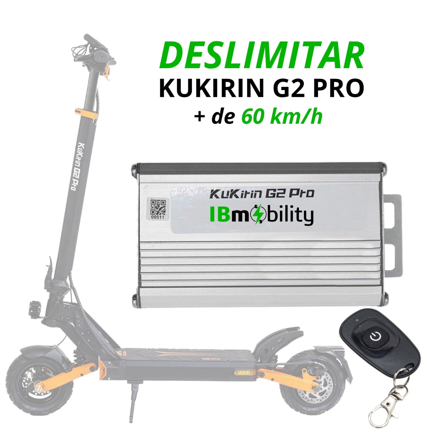 Kit deslimitador KUKIRIN G2 Pro (DGT) - Para uso en circuito