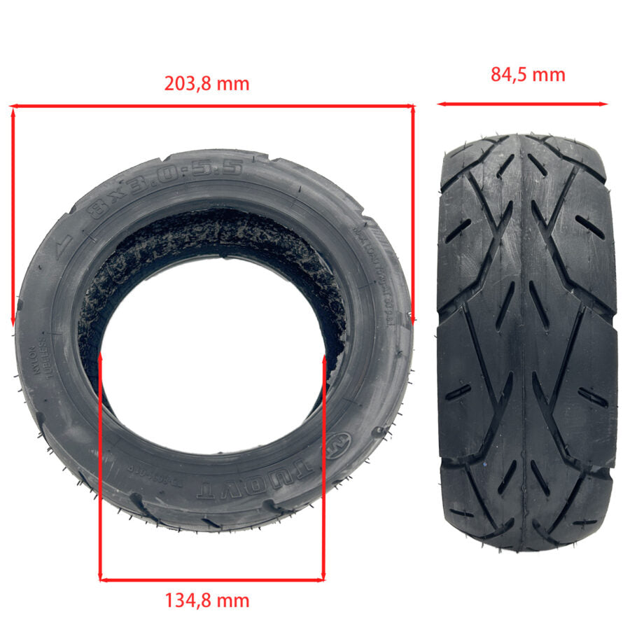 Rueda Cubierta 8×3.0-5.5 (Cityroad) [Tuovt]
